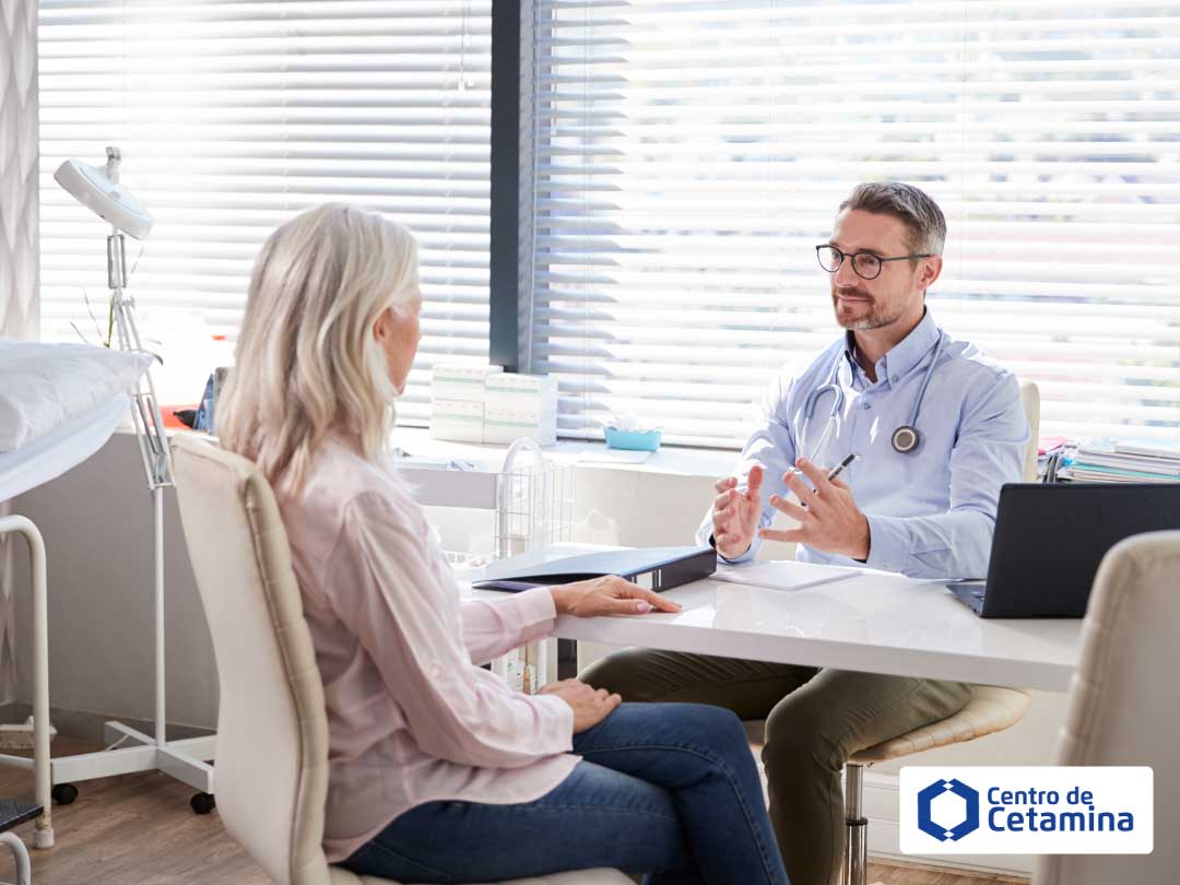 Para quais doenças a cetamina é indicada?